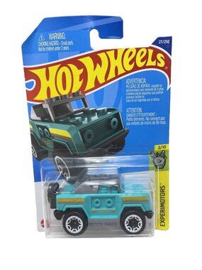 Hot Wheels Bricking Trails Green Blue #27 27/250 2022 Experimotors 2/10